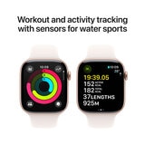 Buy Apple Watch Series 10 GPS, 46mm Rose Gold AluminiumCase with Blush Sport Band S/M, MWWT3QA/A at costco.co.uk