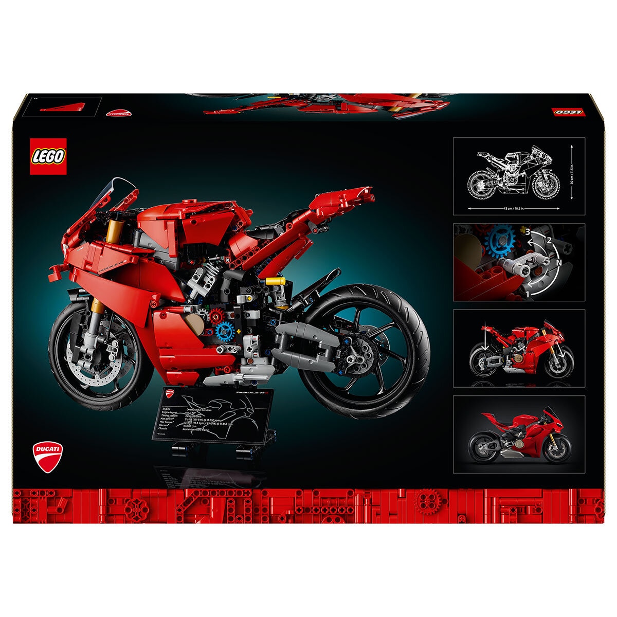 LEGO Technic Ducati Panigale V4 S Motorcycle - Model 42202 (18+ Years)