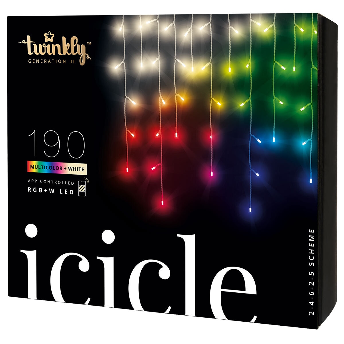 Buy Twinkly Icicle Lights 190 Lights Box Image at Costco.co.uk