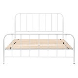 Gallery Loughton Cream Metal Bed Frame, King