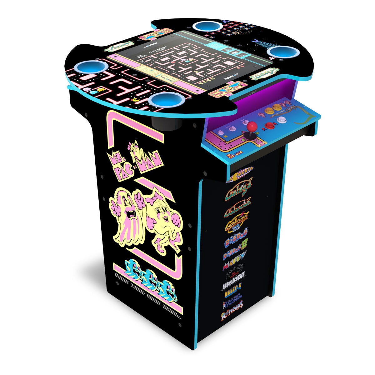 Arcade1Up Ms. Pac-Man / Galaga Pub Table Arcade Machine