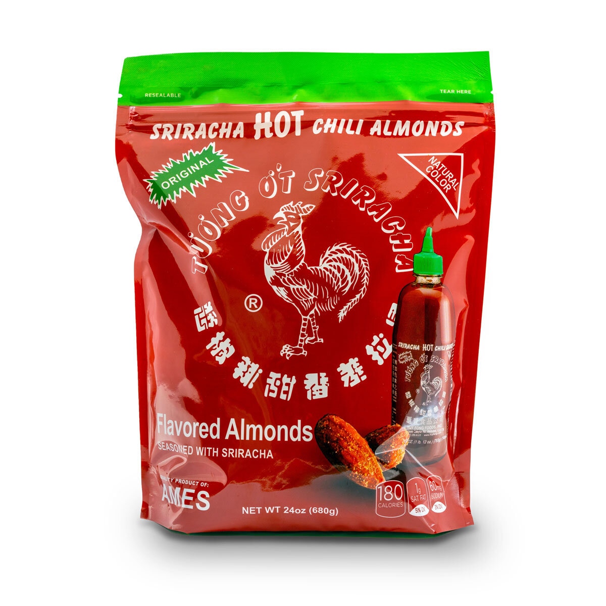 Packet of Sriracha Hot Chili Almonds