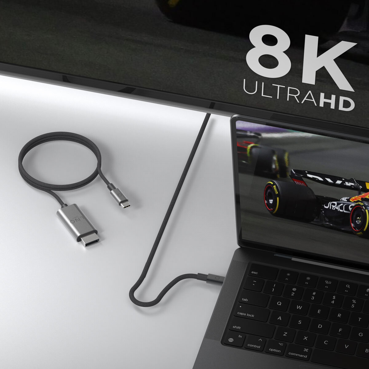 Lifestyle LINQ 8K/60Hz PRO Cable USB-C Display Port -2m