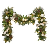 Garland with gold lights