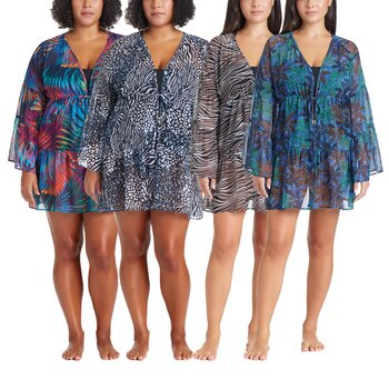 Bleu by Rod Beattie Ladies Beach Cover Up Dress