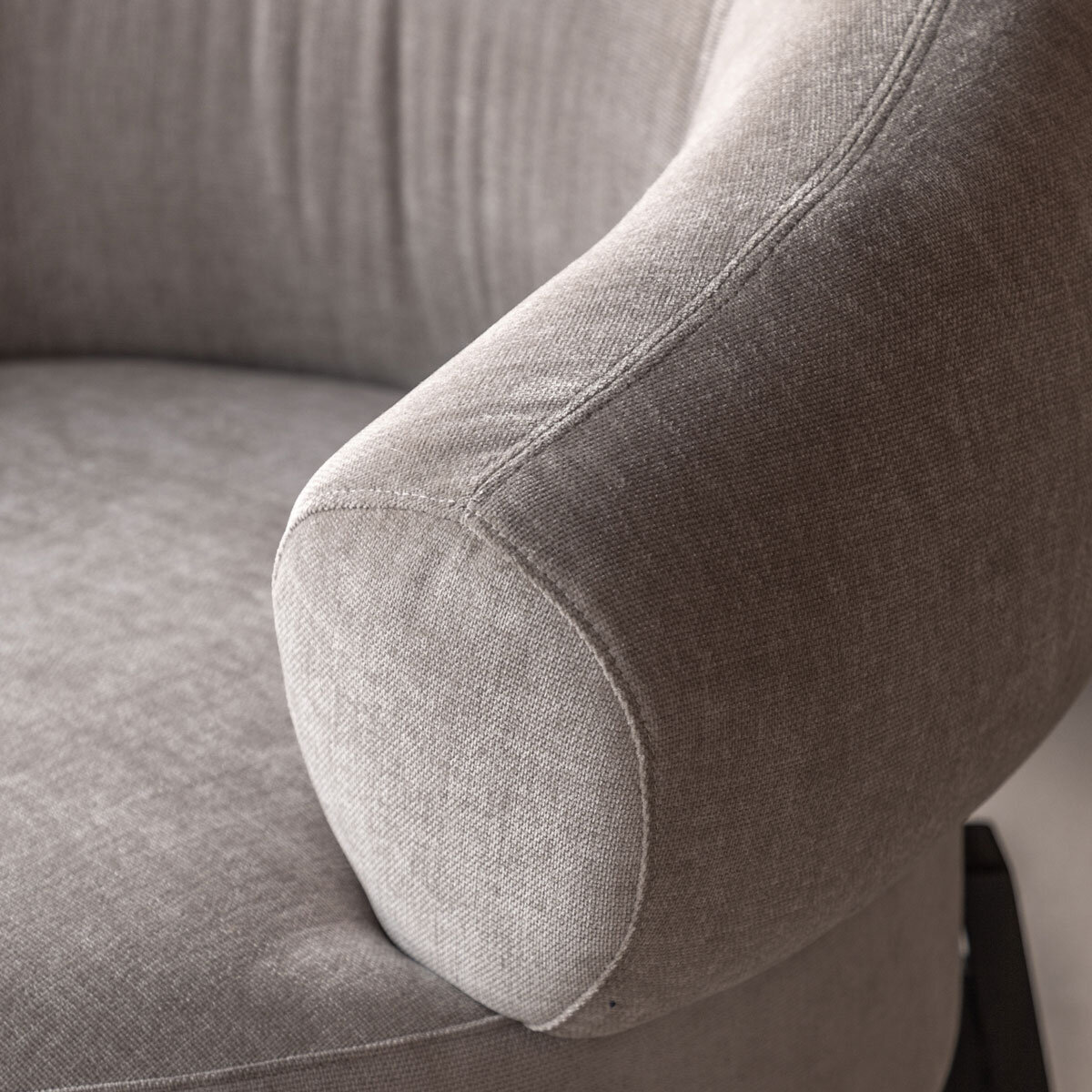 Gallery Ardo Cream Velvet Armchair