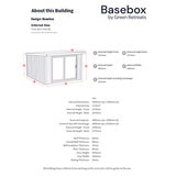 Installed Green Retreats Basebox Garden Room 3.6m x 3.6m