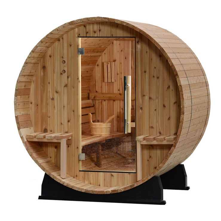 Almost Heaven Holton 2 Person Barrel Steam Sauna - Delivered and ...