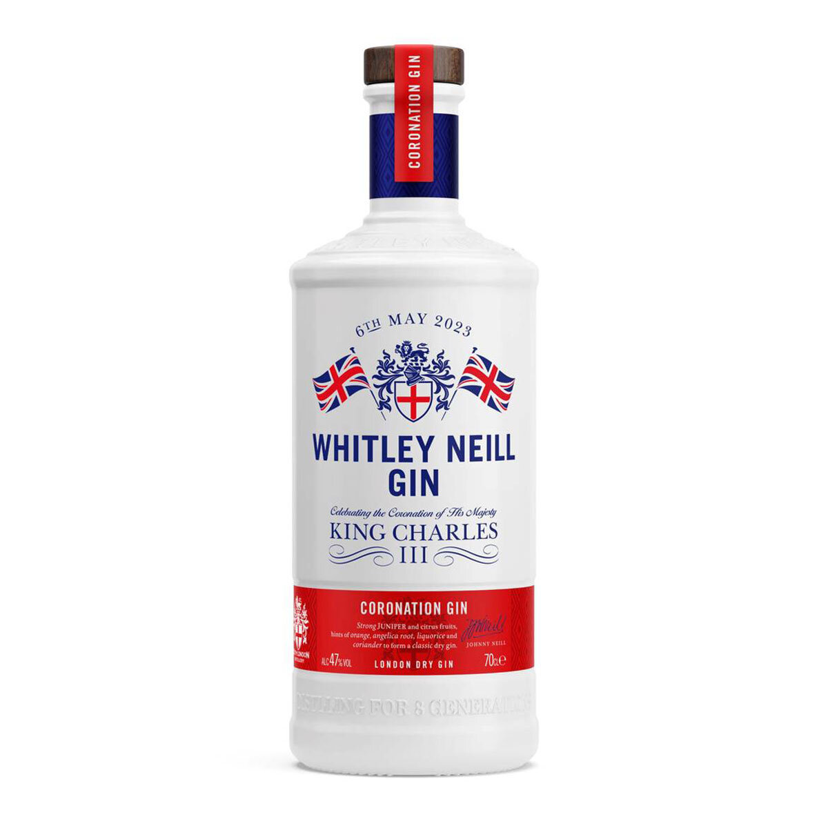 Whitley Neil Kings Coronation Dry Gin, 70cl Costco UK