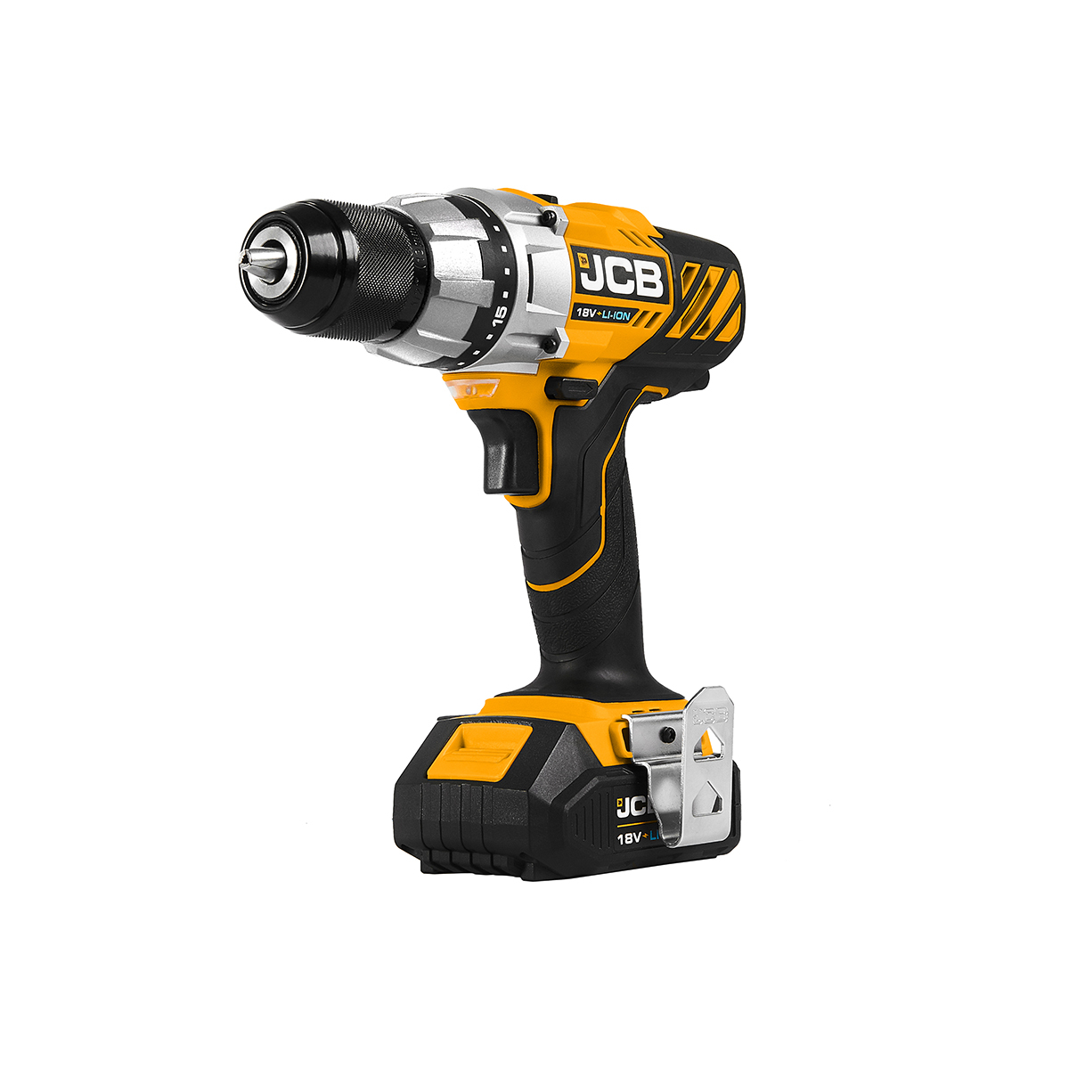 JCB Cordless Drill and Impact Drill Kit, includes x3 Batteries Costco UK