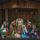 Buy 40in Outdoor Nativity Set Lifestyle Image at Costco.co.uk