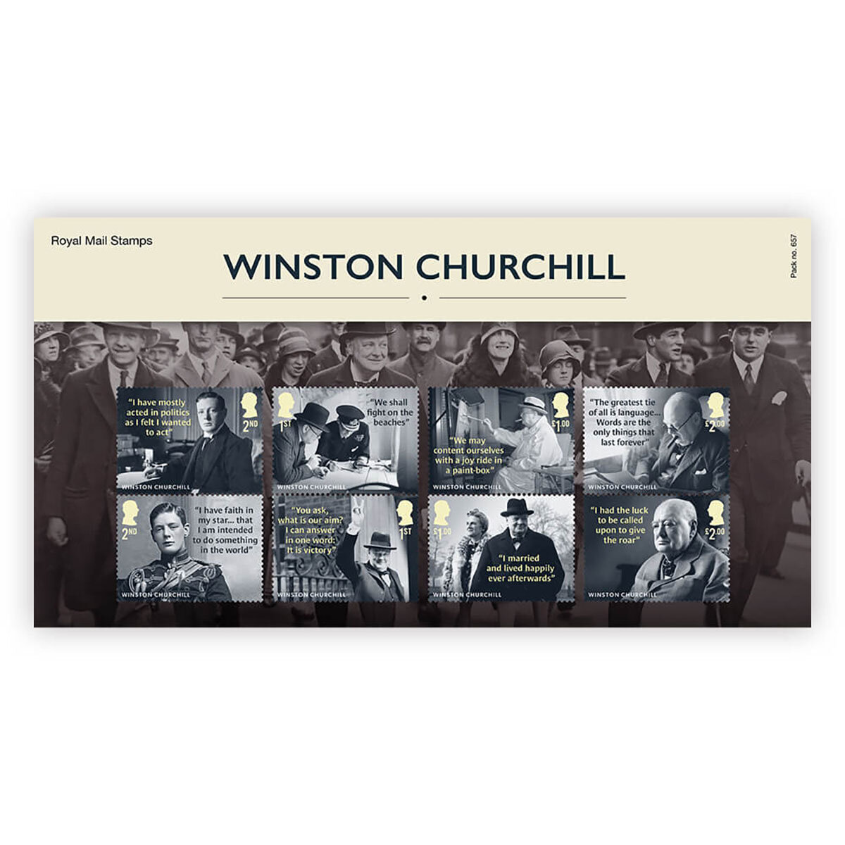 Royal Mail® Winston Churchill Stamps Presentation Pack