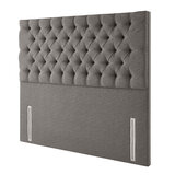 Pocket Spring Bed Company Ravello Grey Fabric Headboard in 3 Sizes