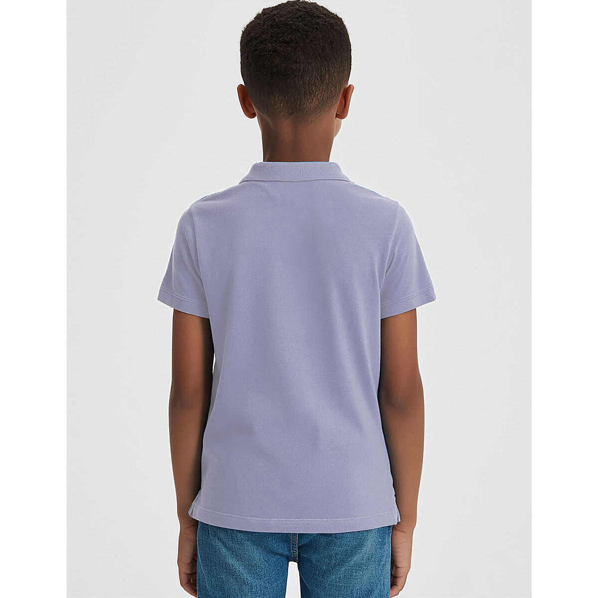 Jack Wills Youth Polo in Grey & Purple