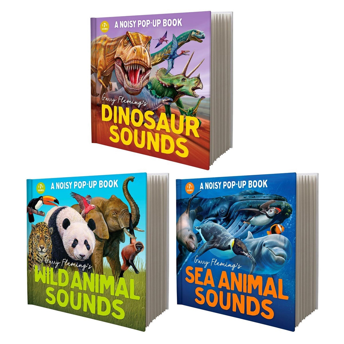 Garry Flemming in 3 Options: Animals World, Animals Ocean or Dinos World