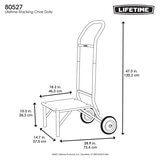 Lifetime Stacking Chair, 14 Pack & Chair Trolley