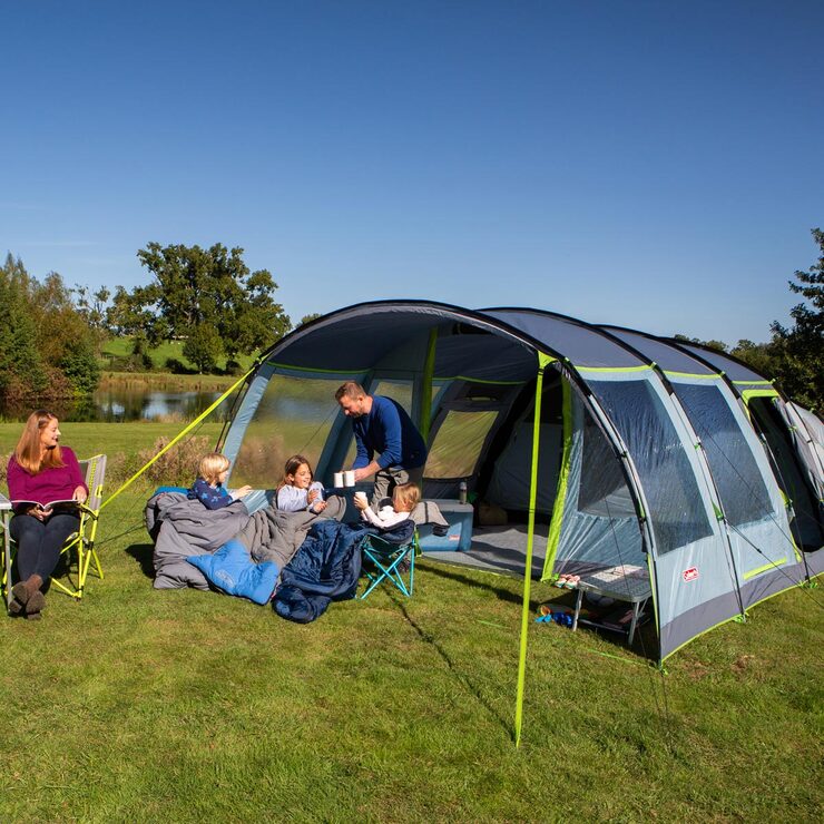 coleman six person tent