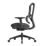 DAMS ELISE BLACK MESH BACK OPERATOR CHAIR WITH HEADREST AND BLACK MESH SEAT