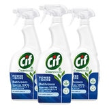 Cif Power and Shine Bathroom Spray, 3 x 700ml