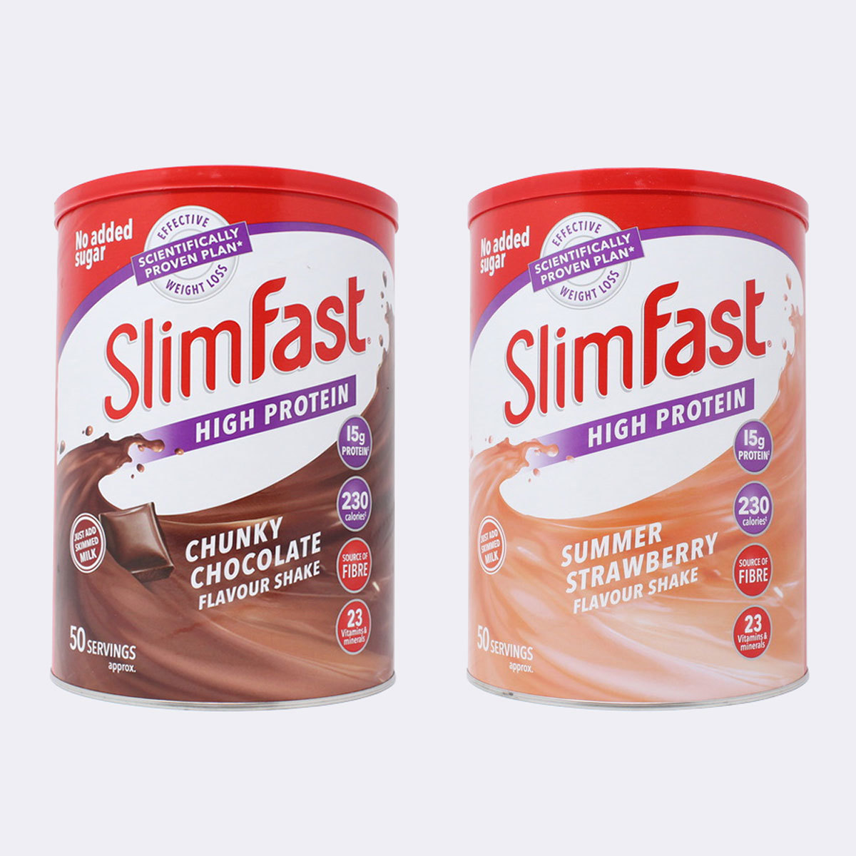 Slimfast High Protein Powder In 2 Flavours 1825kg 50 Servings Costco Uk 7000