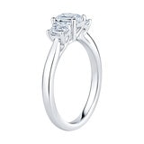 1.20ctw Emerald Cut Diamond 3 Stone Ring, Platinum