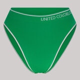 United Colors of Benetton Seamless Brief 4 Pack in Black & Green