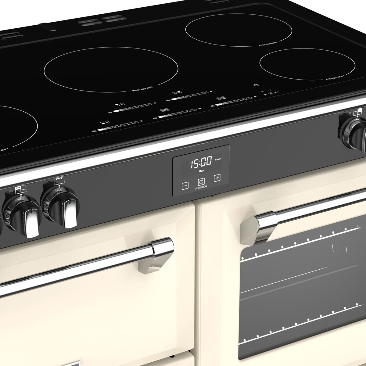 Stoves Richmond S1000Ei, 100cm Induction Range Cooker A Rating in Cream