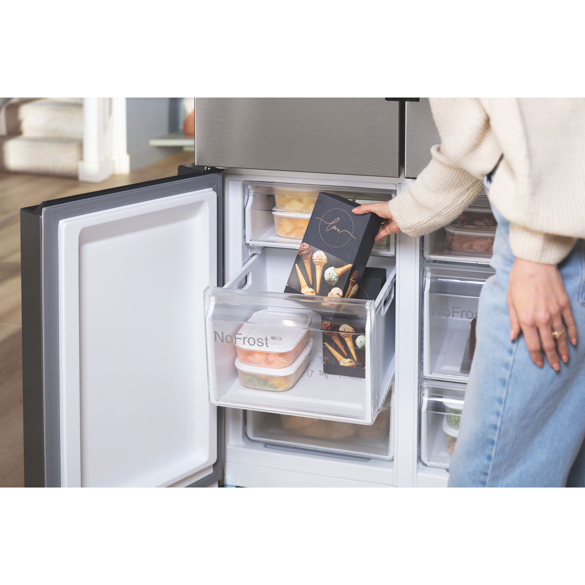 Buy Bosch KFN96VPEAG, Freestanding Fridge Freezer, E Rated in Stainless Steel at Costco.co.uk
