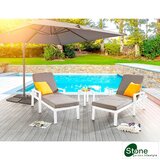 Stone Garden 3 Piece Lounger Set in Two Colours