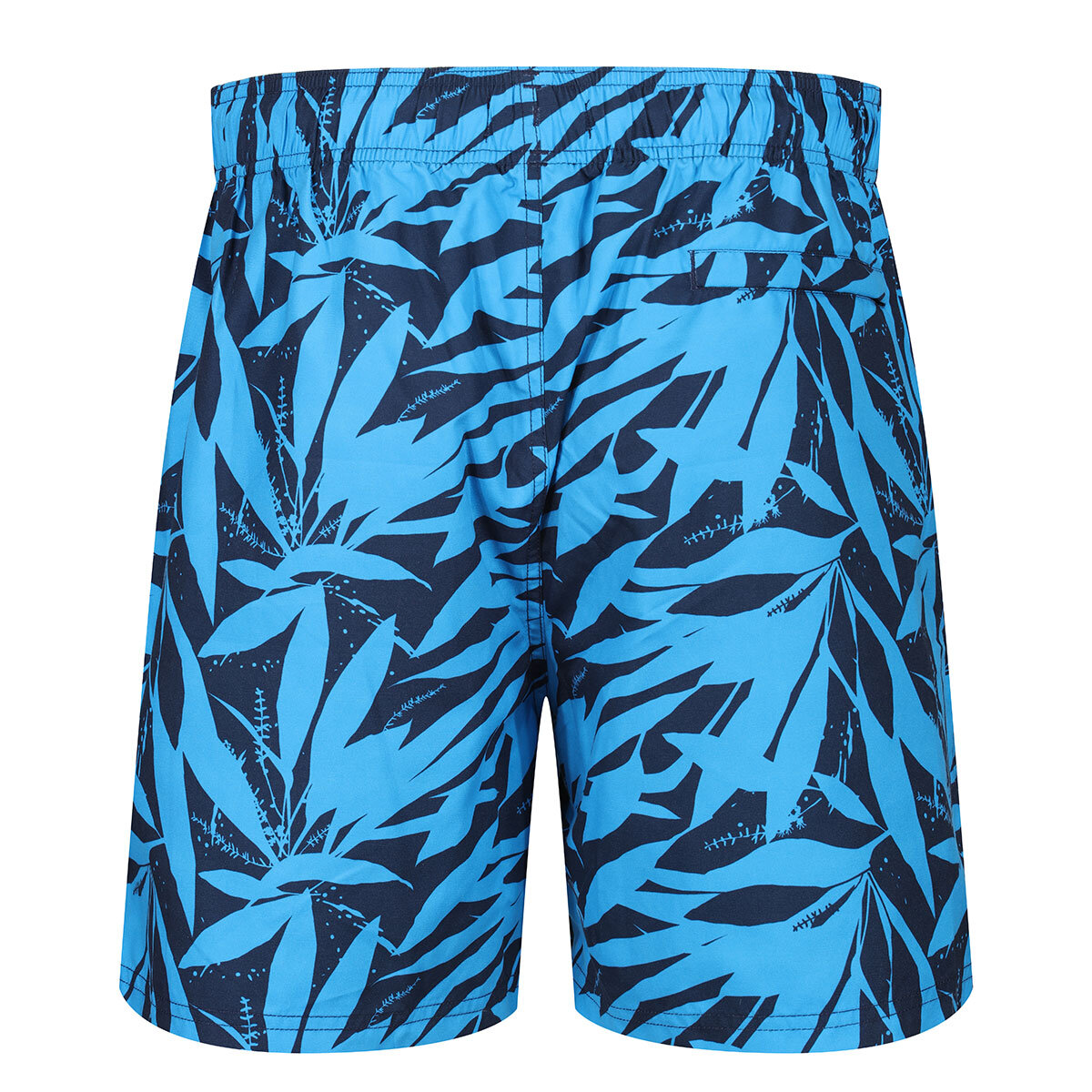 DKNY Mens Swim Shorts in Blue Leaf