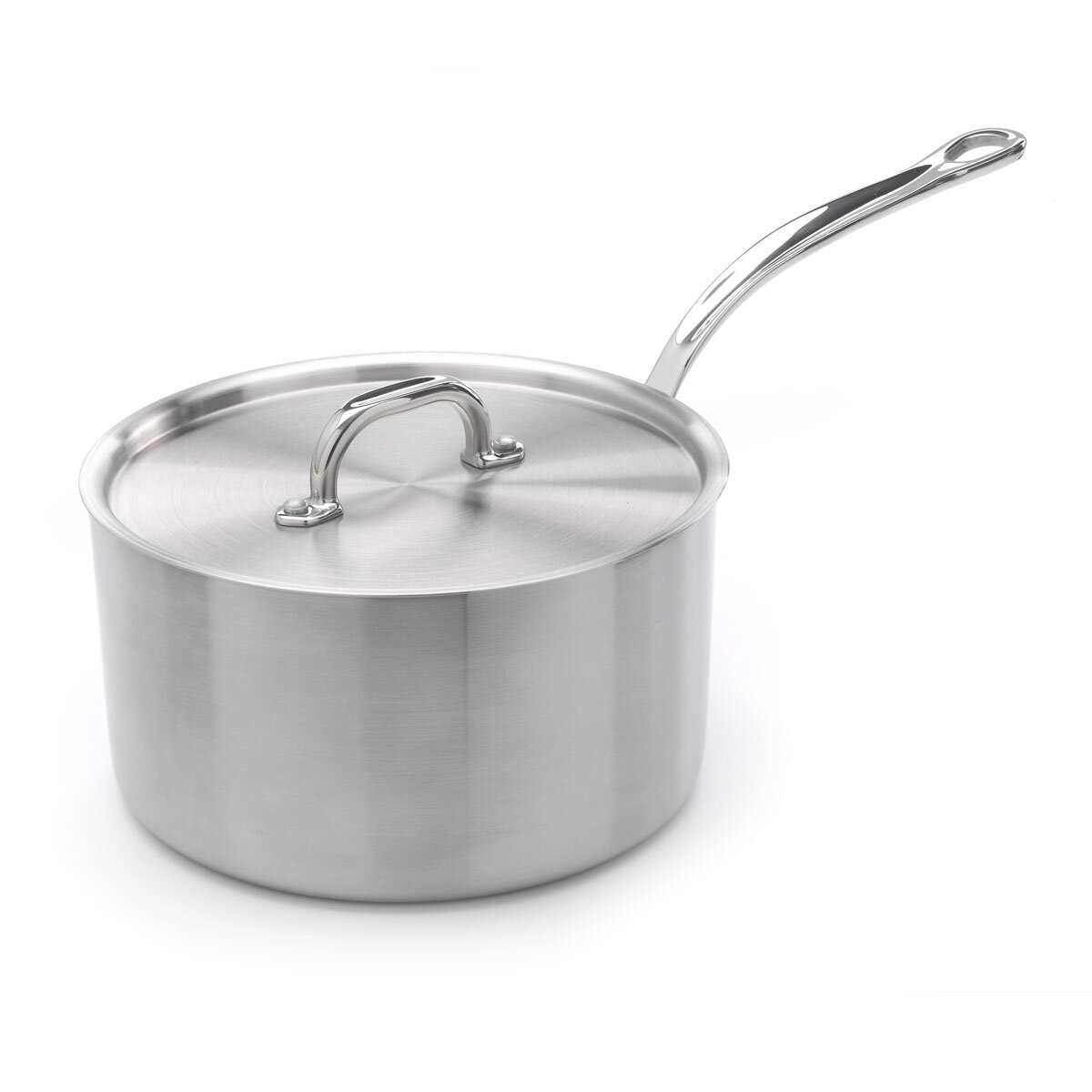 Samuel Groves Classic Stainless Steel Triply Saucepan with Lid