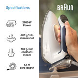 Lifestyle Image of Braun Carestyle Steam Generator with description