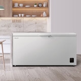 Hisense FC650D4AWLYE, 500L High Capacity Chest Freezer, E Rated in White