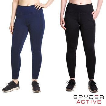 Spyder Hybrid Brushed Back Moto Legging