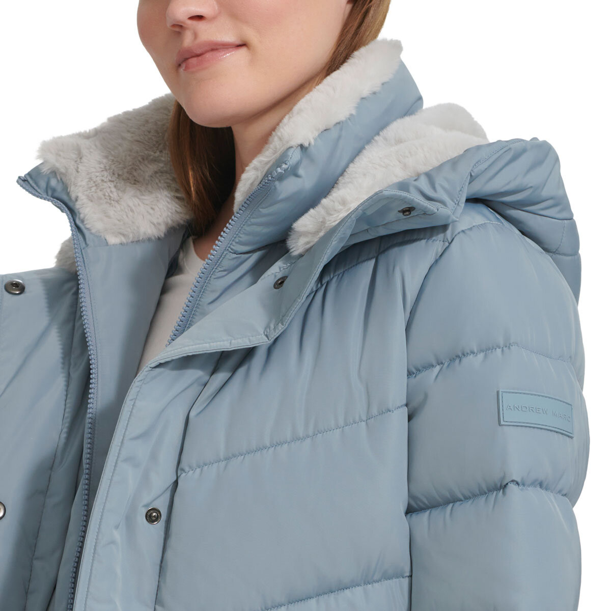 Andrew marc ladies long down jacket costco online