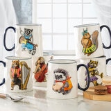 Signature Housewares Animal Mugs 6 pack