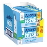 Andrex Classic Clean Washlets, 10 x 56 Wipes