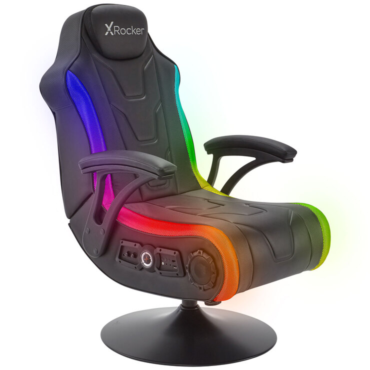 X Rocker Rainstorm 2.1 Wireless RGB Gaming Chair Costco UK