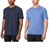 Mondetta Men's Active Tee 2 Pack Blue