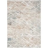 Glitz Grey Abstract Area Rug, 160 x 220 cm