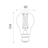 light bulb dimensions