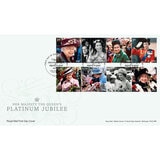 Buy HMQ Platinum Jubilee Stamp Souvenir Front Image at Costco.co.uk