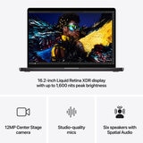 Apple MacBook Pro, Apple M4 Max Chip 16-Core CPU, 40-Core GPU, 48GB RAM, 1TB SSD, 16 Inch in Space Black