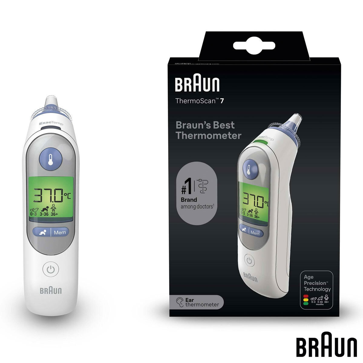 Braun Thermoscan 7, Ear Thermometer IRT6520