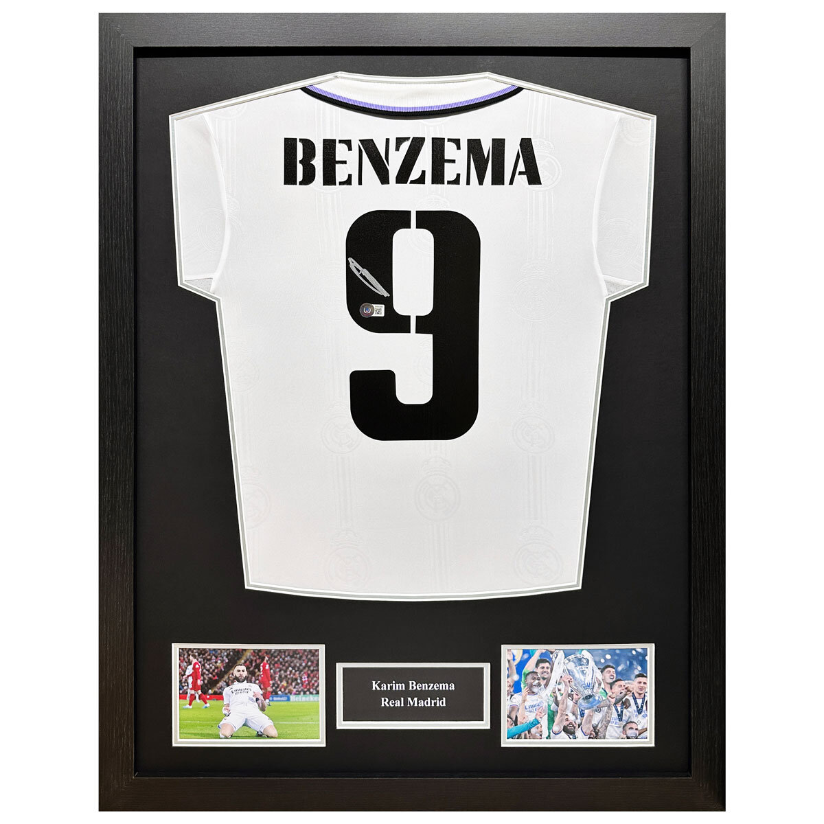 Karim Benzema signed Real Madrid shirt