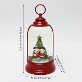 Disney Spinning Lantern with mickey and minnie under a christmas tree