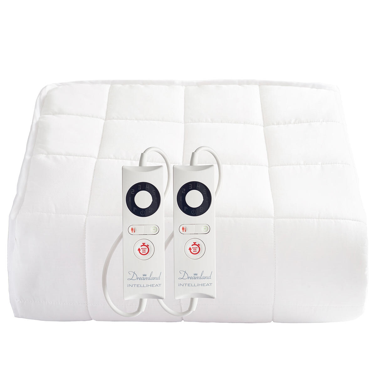 dreamland heated mattress protector quilted cotton double