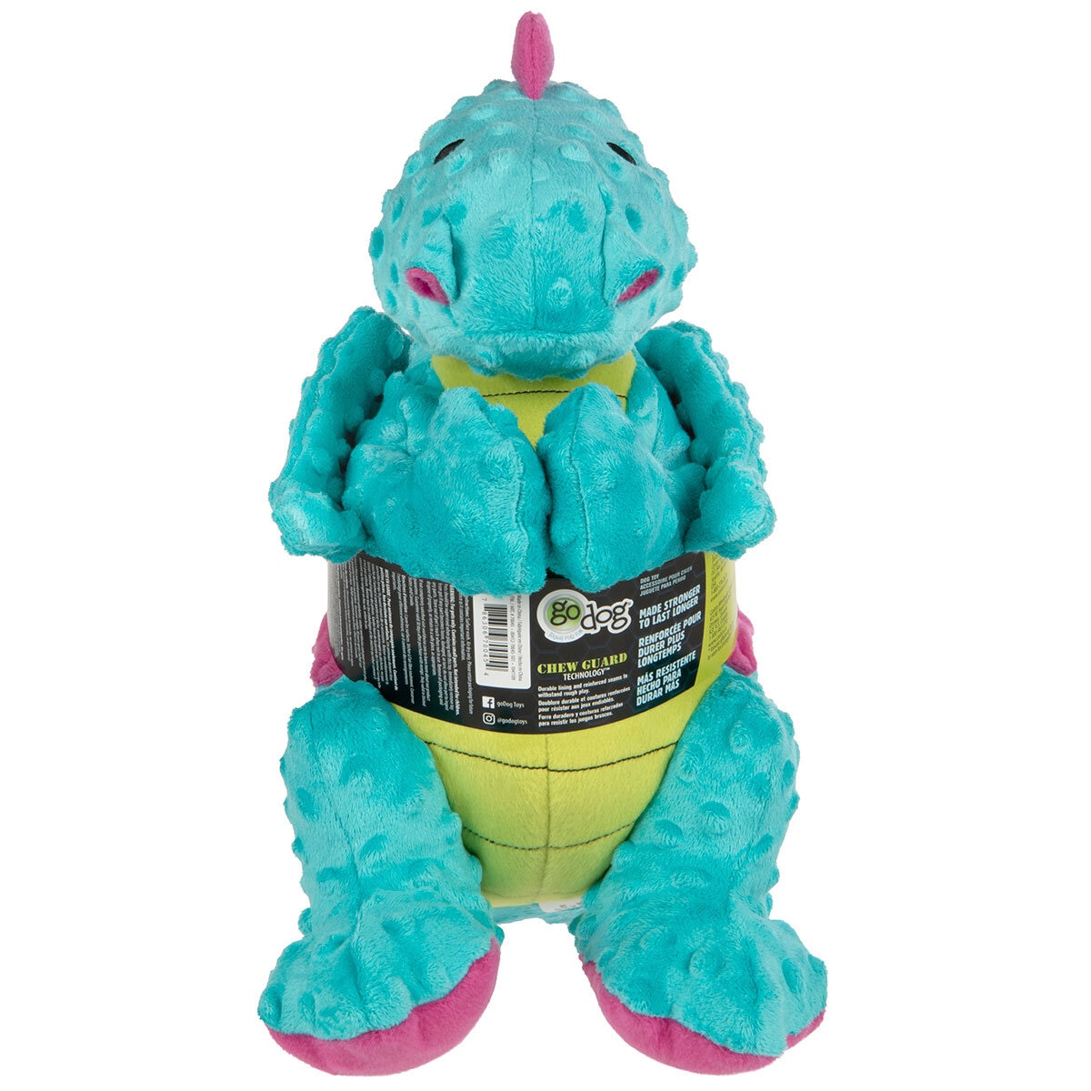 GoDog Jumbo Dog Toy - Teal