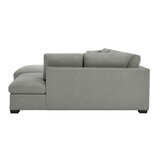 Thomasville Holmes 3 piece Fabric Sectional with Chaise cut out image
