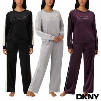 DKNY Women's Plush Lounge Set DKNY Women's Plush Lounge Set
